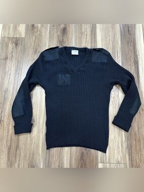 Vitg Brigade Quartermasters Woolly Pully Sweater 100% Wool Made in England, 44